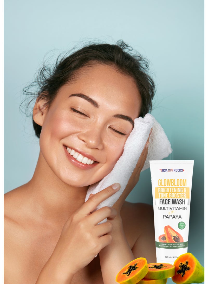 USA ROCKS Facewash - Multi Vitamin with Papaya - Image 2